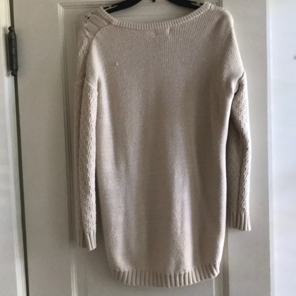 Tan cardigan dress - Picture 2 of 2